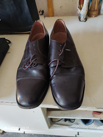 Scarpe militare in cuoio