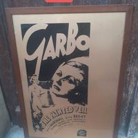 Manifesto con cornice film Greta Garbo