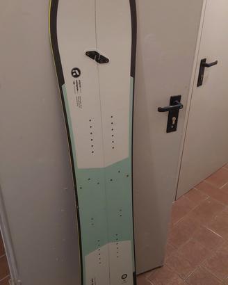 Splitboard Amplid Milligram 158 + Pelli Pomoca