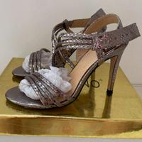 Sandalo fascette bronzo