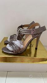 Sandalo fascette bronzo