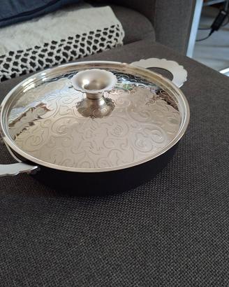 Casseruola con coperchio Alessi Dressed 