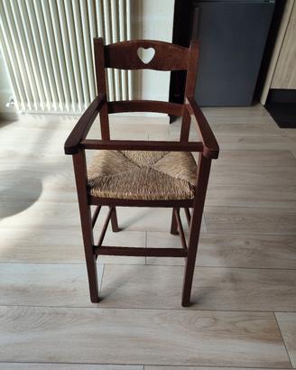 sediolino in legno per bambini