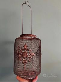 Lanterna traforata shabby chic