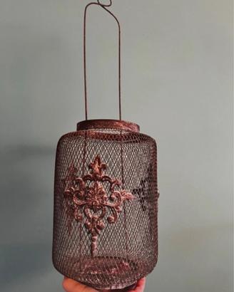 Lanterna traforata shabby chic