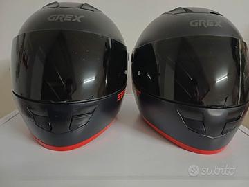 coppia caschi tg. XL e S