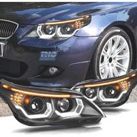 FARI BMW E60 E61 03-07 ANGEL EYES LED U HALO FONDO