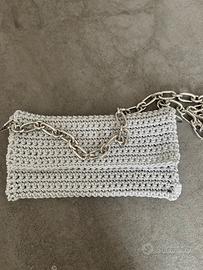 Borsa pochette-similchanel-crochet uncinetto nuova