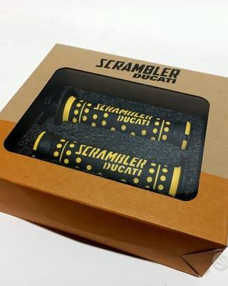 Coppia Manopole Flat Track per Ducati Scrambler