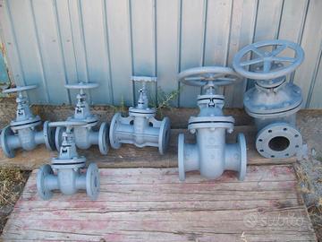 Saracinesche in ghisa per impianti idrici - nuove!