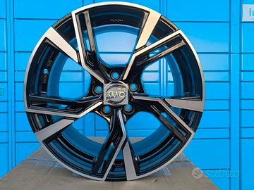 cerchi in lega Audi Rs A3 A4 A6 Q3 da 18 neri
