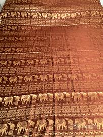 Copriletto/tovaglia/copridivano seta 100% india