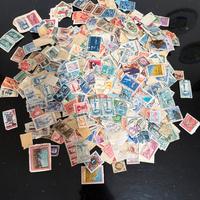 Francobolli usati e nuovi di tutto il mondo