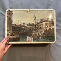 Grande scatola in latta, 1988, RARO, vintage