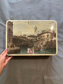 Grande scatola in latta, 1988, RARO, vintage