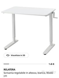 scrivania Ikea regolabile