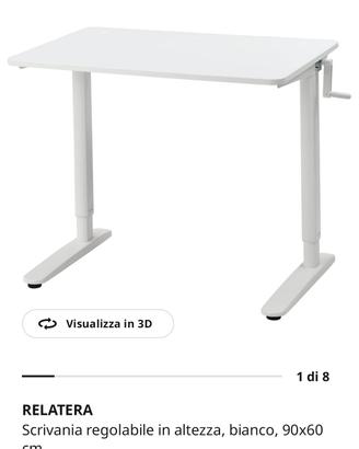 scrivania Ikea regolabile
