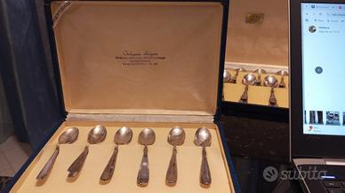 Set 12 Cucchiaini in Argento 800 -Orologeria Svizz
