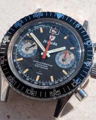 Nivada Chronoking Aviator Sea Diver vintage