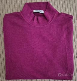 Heritage maglia lupetto taglia 50 lana seta cashme