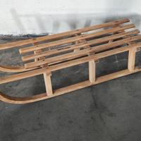 slittino in legno davos super