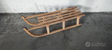 slittino in legno davos super