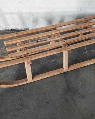 slittino in legno davos super