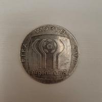 Moneta mondiali di calcio Argentina 1978
