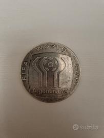 Moneta mondiali di calcio Argentina 1978