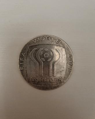 Moneta mondiali di calcio Argentina 1978