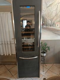 vetrina vini due  temperature con pozzetto congela