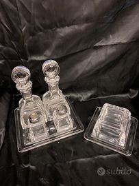 Menage condimenti cristallo