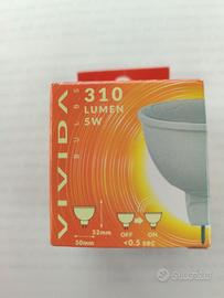 9 lampadine LED 5W GU5.3