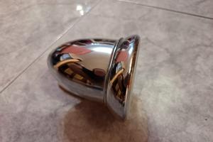 specchio retrovisore cromato