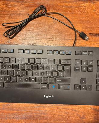 Tastiera Logitech USB nera