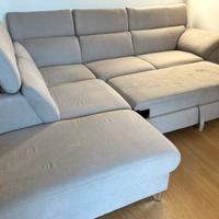 Divano letto angolare Elettra perla sinistra MC