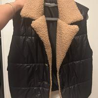 Gilet con ecopelliccia