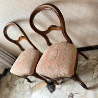 soggiorno in noce massello stile Luigi Filippo 800