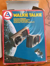 Walkie Talkie anni 80 marca AL-ES scatola original