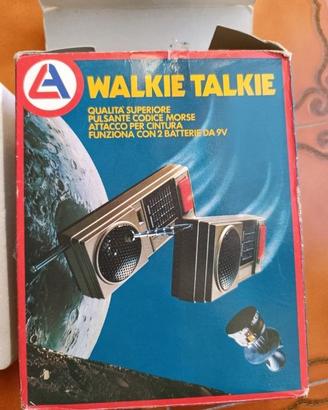 Walkie Talkie anni 80 marca AL-ES scatola original