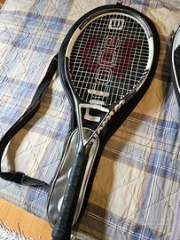 Racchetta Wilson e palline da tennis
