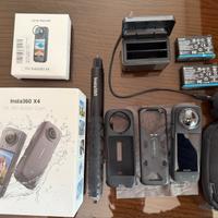 Insta 360 X4 con accessori