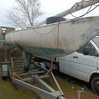 Carrello barca a vela 1300 kg