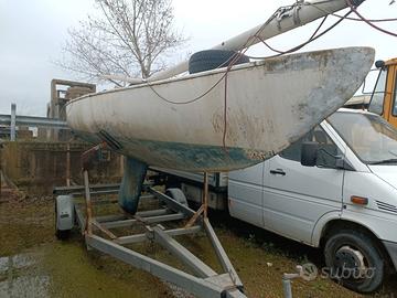 Carrello barca a vela 1300 kg