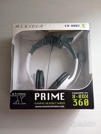 Cuffie Xbox 360 MaxxTech Prime NUOVE 