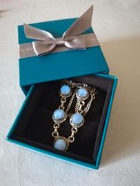 Collana vintage in argento e pietre di luna