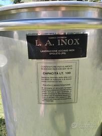 Contenitore inox 100L