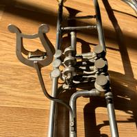 Trombone in ottone vintage