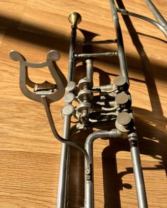 Trombone in ottone vintage
