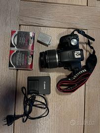 Fotocamera Reflex Canon EOS 500D + Filtri